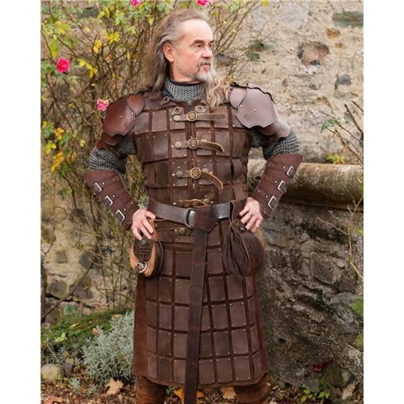 2 Pcs Medieval Viking Belt Leather Pouch Bag Embossed Renaissance Costume - Picture 5 of 7